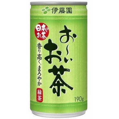 お〜いお茶 送料無料 伊藤園 おーいお茶 190g缶×2ケース/60本(060