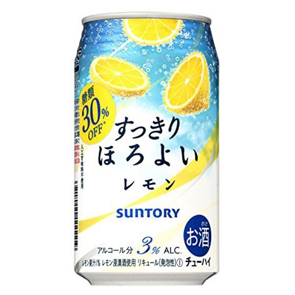 サワー チューハイ 酎ハイ 送料無料 サントリー すっきり ほろよい レモン 350ml×3ケース/72本(072)｜bigbossshibazaki