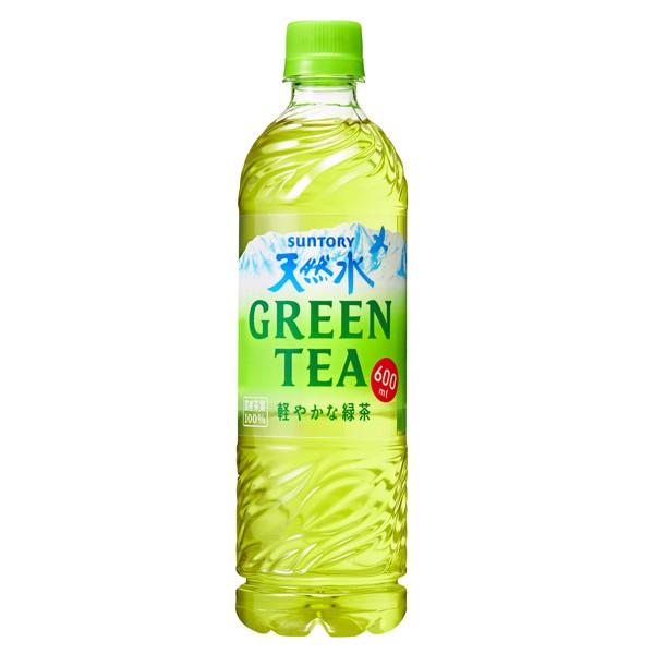 サントリー天然水 GREEN TEA グリーンティー 600ml×1ケース/24本(024)｜bigbossshibazaki