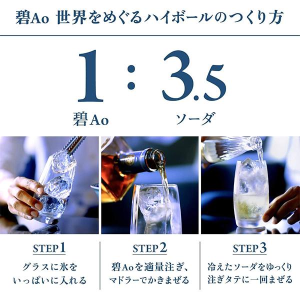 非売品！サントリー碧Ao専用 ディスプレイ(ボトル付き) SUNTORY WORLD WHISKY「碧Ao」350ml新発売 | ニュースリリース