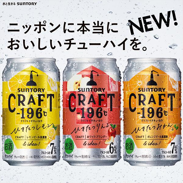 ー196 クラフト チューハイ 酎ハイ サワー 新発売 送料無料 サントリー