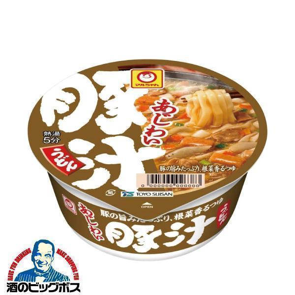 送料無料 東洋水産 マルちゃん あじわい豚汁うどん 109g×1ケース/12個(012)『GCC』（Yahoo!・酒のビッグボス）