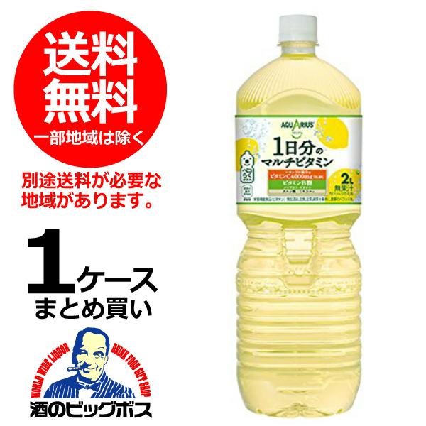 送料無料 アクエリアス 1日分のマルチビタミン 2l 1ケース 006 1 508円 新品 送料無料 6本