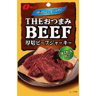 なとり THE おつまみ BEEF 厚切りビーフジャーキー 41g×5個(005) : 酒
