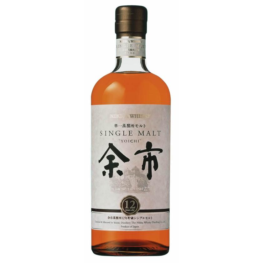 アサヒ ウイスキー ニッカ シングルモルト余市 12年 700ml ギフト 