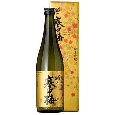 日本酒 日本酒 越の寒中梅 純米吟醸 金ラベル　720ml 『FSH』