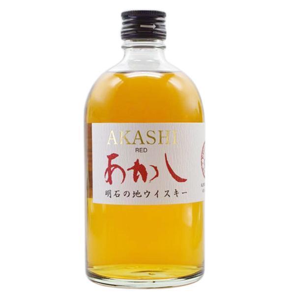 国産 地ウイスキー 江井ヶ嶋 ホワイトオーク あかし レッド 500ml : 酒
