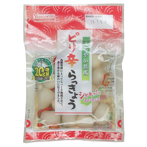 漬物 漬け物 ピリ辛らっきょう 80g 山本食品工業｜bigbossshibazaki