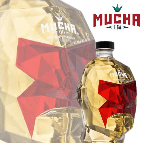 洋酒 テキーラ tequila ムチャリガ レポサド 40度 750ml マスク型