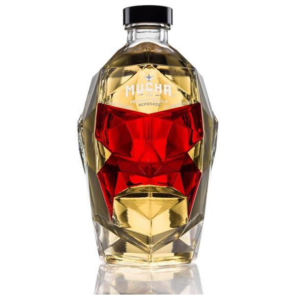 洋酒 テキーラ tequila ムチャリガ レポサド 40度 750ml マスク型