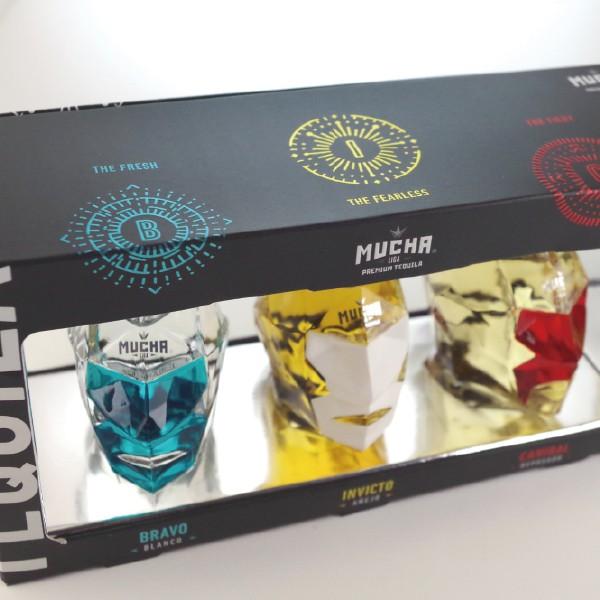 訳あり ムチャリガ ミニチュア3本セット 各100ml テキーラ 40度 洋酒 テキーラ tequila プレミアムテキーラ ムチャリガ 40度 100ml×3本