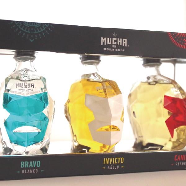 洋酒 テキーラ tequila プレミアムテキーラ ムチャリガ 40度 100ml×3本