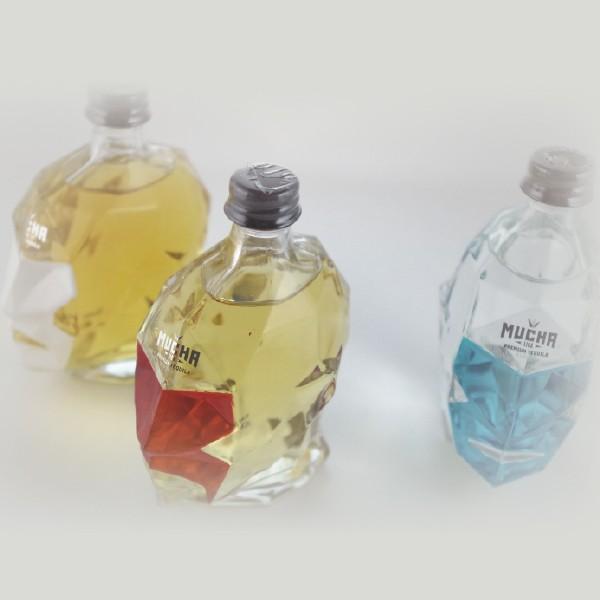 洋酒 テキーラ tequila プレミアムテキーラ ムチャリガ 40度 100ml×3本