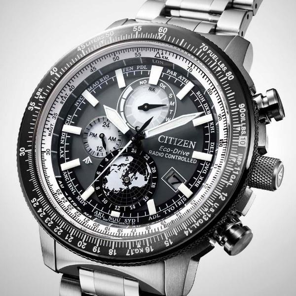 CITIZEN PRO MASTER シチズン プロマスター SKYシリーズ エコドライブ 電波時計 メンズ腕時計 BY3006-53Hの画像