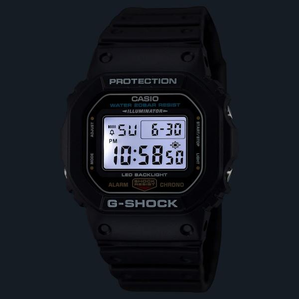 国内正規品 CASIO G-SHOCK カシオ Gショック デジタル スクエア 20気圧防水 メンズ腕時計 DW-5600UE-1JF｜bigboys-c｜02