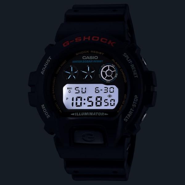国内正規品 CASIO G-SHOCK カシオ Gショック デジタル 20気圧防水 LEDライト メンズ腕時計 DW-6900U-1JF｜bigboys-c｜02