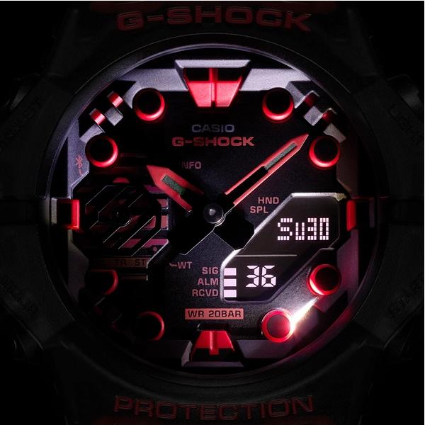 国内正規品 CASIO G-SHOCK カシオ Gショック アナデジ 一体構造 サイバー スケルトン ブラック メンズ腕時計 GA-B001G-1AJF｜bigboys-c｜04