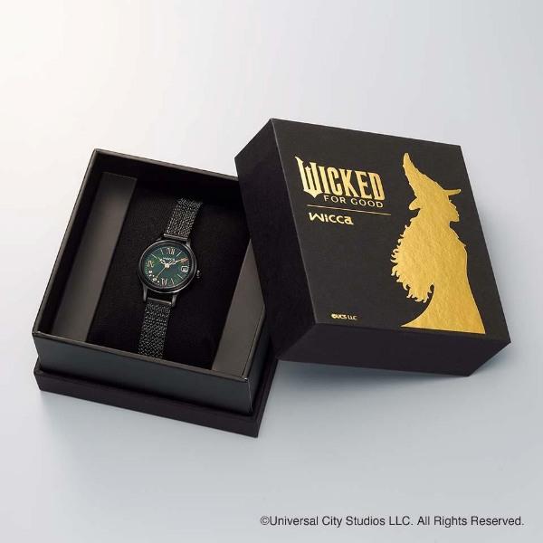 CITIZEN wicca シチズン ウィッカ 限定モデル 『ウィキッド 永遠の約束』 エルファバ BOX付 レディース腕時計 KH4-947-41の画像