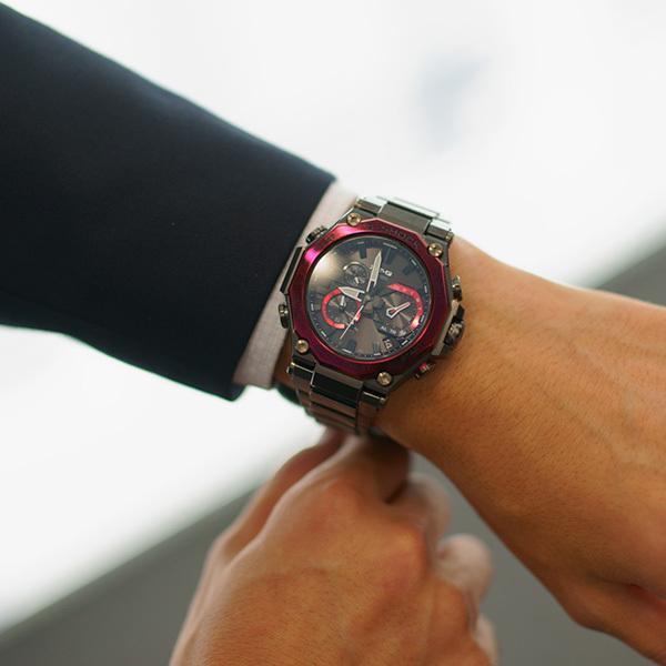 国内正規品 Casio G Shock カシオ Gショック モバイルリンク タフソーラー ブラック ボルドー メンズ腕時計 Mtg B00bd 1a4jf Bigboys 通販 Paypayモール