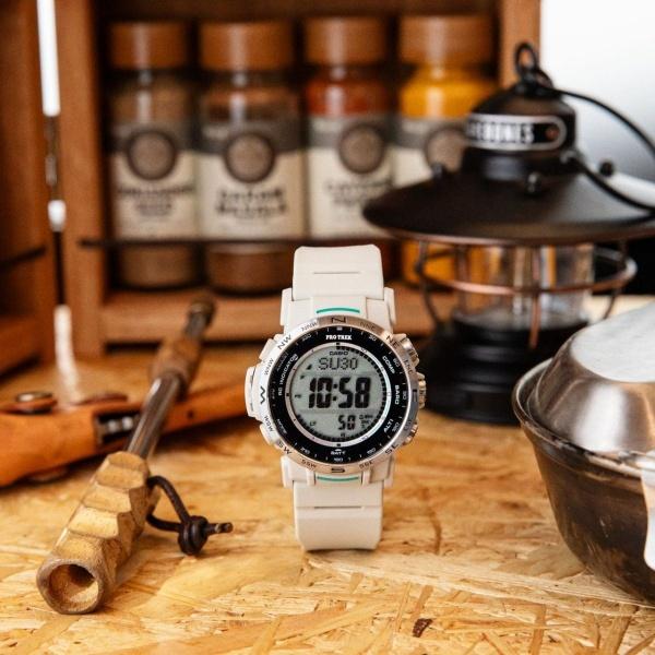 い*シ様 PROTREK(プロトレック) PRW-35-7JF ベージュ PRO TREK 国内正規品 CASIO カシオ プロトレック クライマーライン