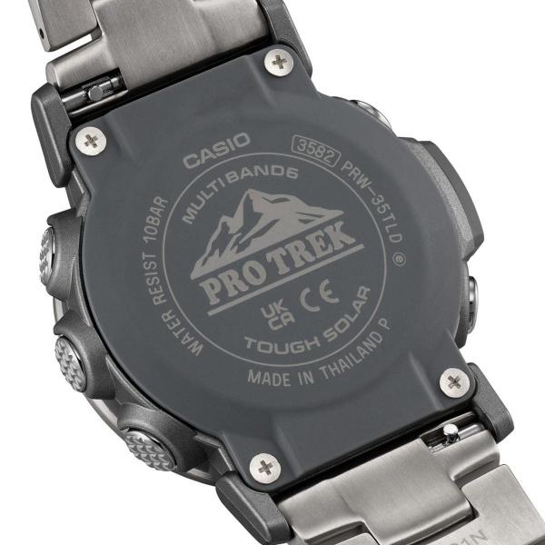 国内正規品 CASIO PRO TREK カシオ プロトレック Climber Line トリプルセンサー 電波ソーラー メンズ腕時計 PRW-35TLD-7JFの画像