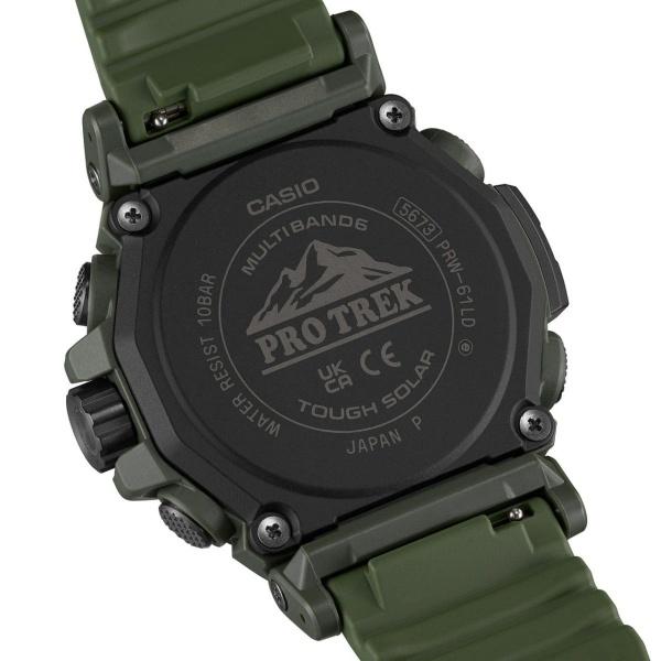国内正規品 CASIO PRO TREK カシオ プロトレック Climber Line 電波ソーラー トリプルセンサー メンズ腕時計 PRW-61LD-3JFの画像