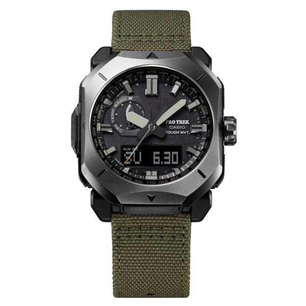 国内正規品 CASIO PRO TREK カシオ プロトレック Climber Line バイオマスプラスチック CORDURA メンズ腕時計 PRW-6900YB-3JFの画像