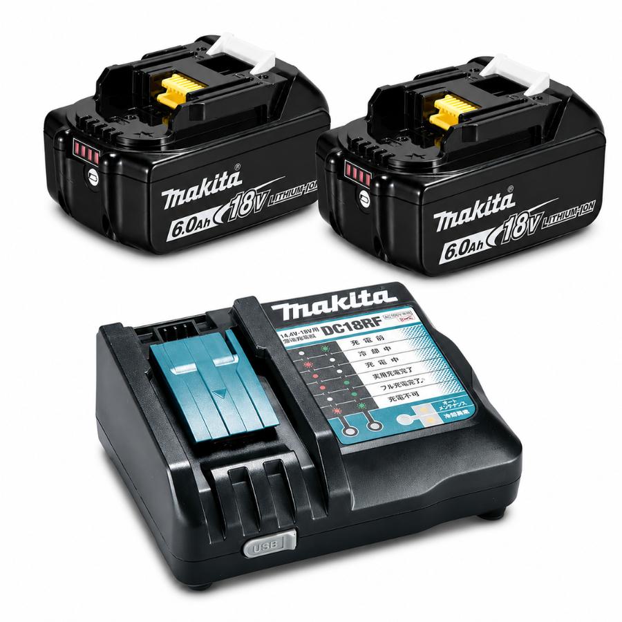 マキタ（makita） 純正 BL1860B 2個 + DC18RF 充電器 セット