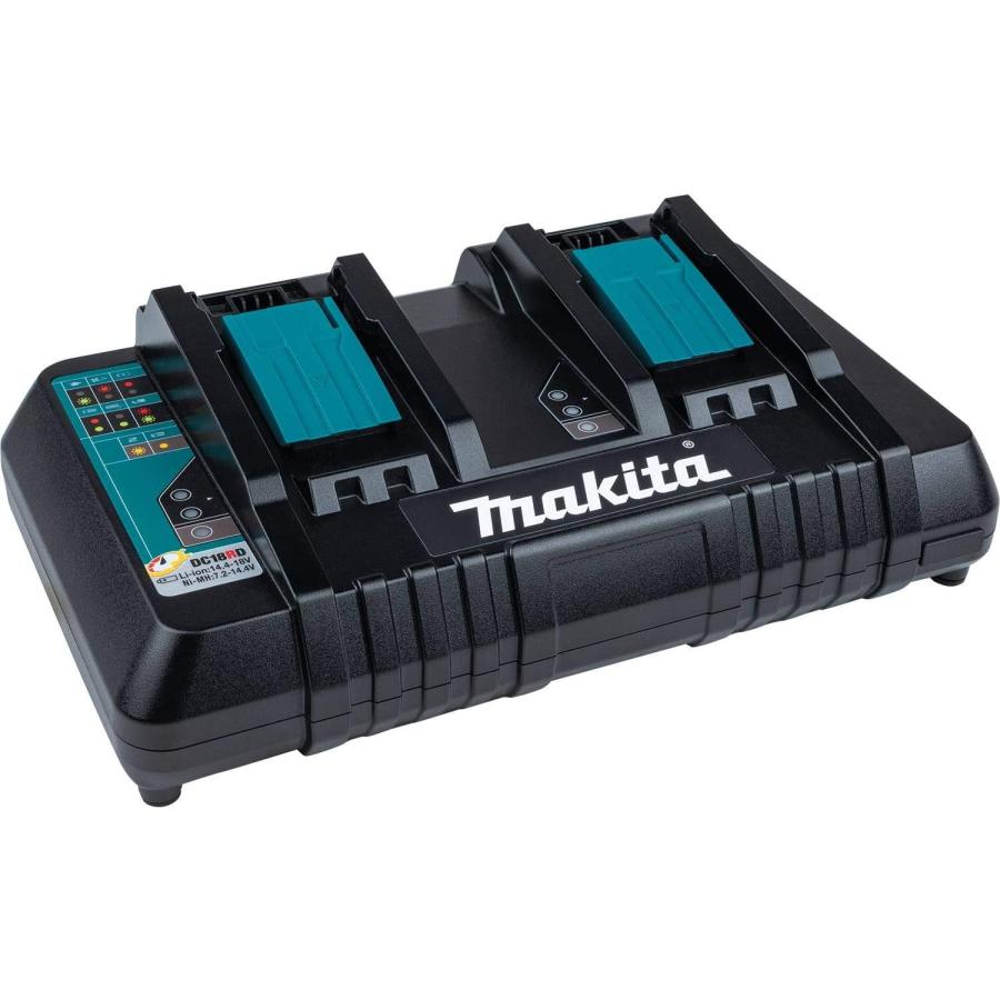 マキタ 純正 DC18RD USA品 2口急速充電器 18V /14.4V 対応 6Ah×2本同時 