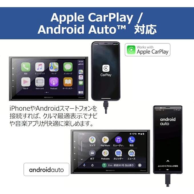 カロッツェリア パイオニア ディスプレイオーディオ DMH-SZ700 6.8V型 