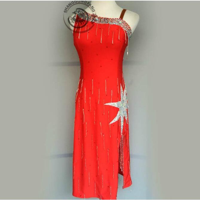 社交ダンス衣装 ラテンダンス衣装 ダンスドレス ラテンドレス ダンス チャチャ タンゴ 衣装 ダンスウエア 競技 高級ドレス ワンピース