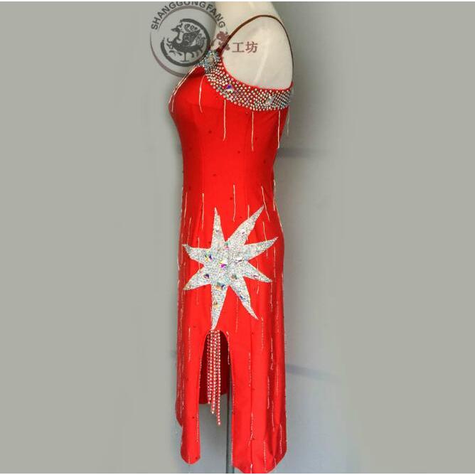 社交ダンス衣装 ラテンダンス衣装 ダンスドレス ラテンドレス ダンス チャチャ タンゴ 衣装 ダンスウエア 競技 高級ドレス ワンピース 衣装 ワンピース ダンスドレス 豪華 社交ダンス 開場ドレス