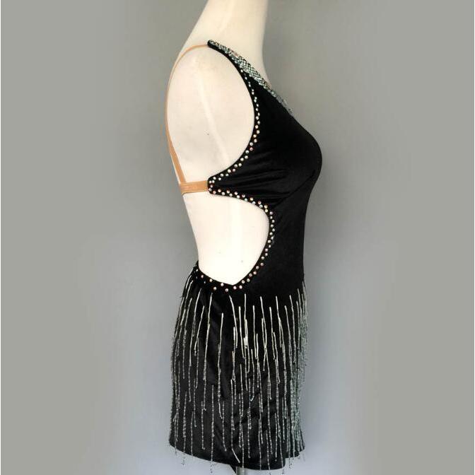 社交ダンスドレス 社交ダンス 衣装 モダンドレス 大きい裾 社交ダンス競技用のドレス ダンスウエア 練習服 競技着 演出用 衣装 社交ダンス 社交ダンスドレス 豪華 開場ドレス ワンピース