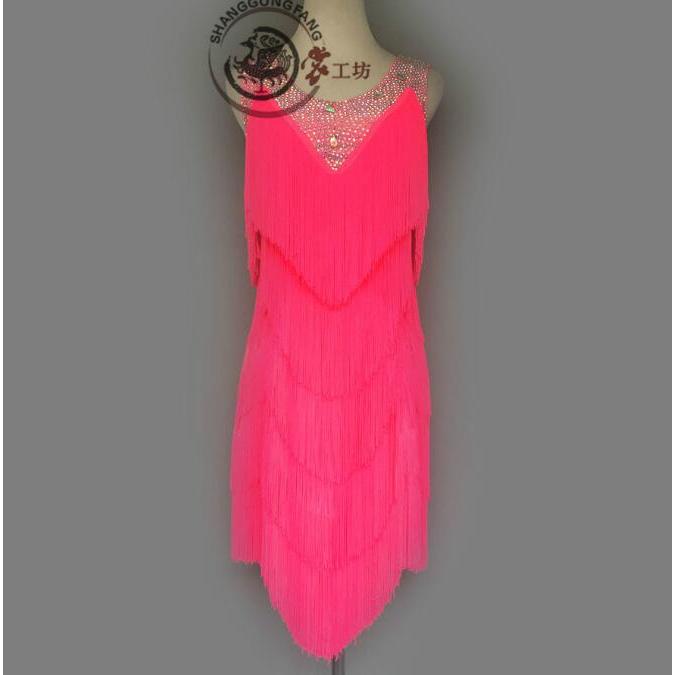 社交ダンス衣装 ラテンダンス衣装 ダンスドレス ラテンドレス ダンス チャチャ タンゴ 衣装 ダンスウエア 競技 高級ドレス ワンピース(10647円)