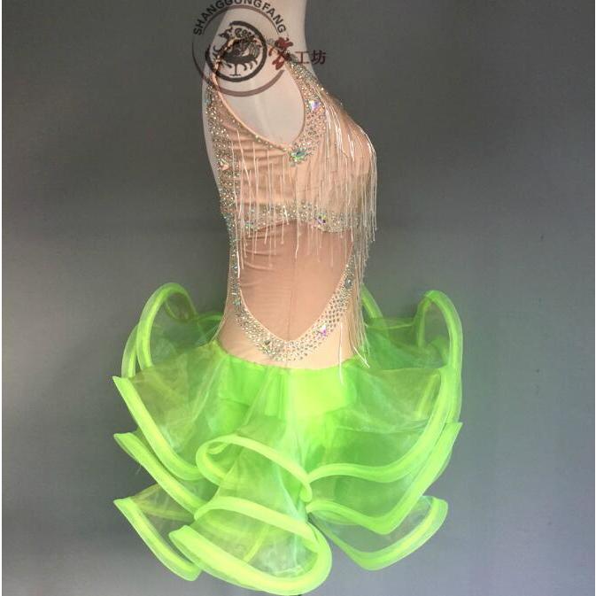 社交ダンス衣装 ラテンダンス衣装 ダンスドレス ラテンドレス チャチャ タンゴ ラテンダンス 衣装 パーティー イベント ラテンドレス ダンス衣装 衣装 ダンスドレス ラテンドレス 豪華 社交ダンス 開場ドレス ワンピース