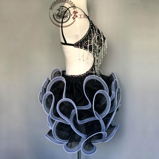 社交ダンス衣装 ラテンダンス衣装 ダンスドレス ラテンドレス ダンス チャチャ タンゴ 衣装 ダンスウエア 競技 高級ドレス ワンピース 衣装 ワンピース ダンスドレス 豪華 社交ダンス 開場ドレス