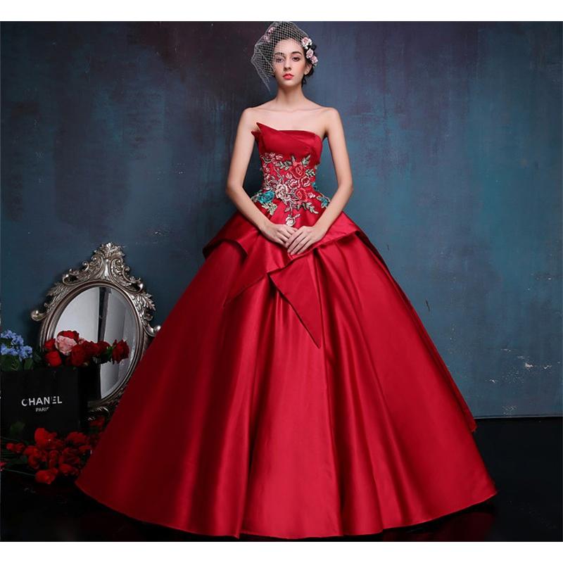 カラードレス ウェディングドレス 二次会 ロング 二次会ドレス パーティードレス ロングドレス 花嫁ドレス カラードレス 結婚式 レッド Cshs105 Bigchancenet 通販 Yahoo ショッピング