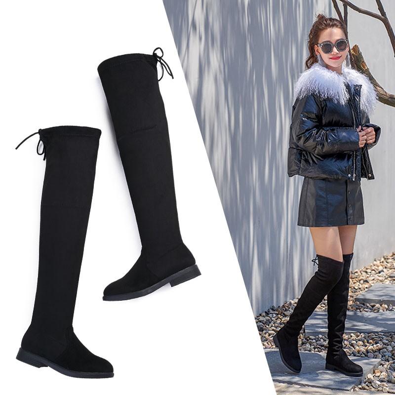 ニーハイブーツ ロングブーツ レディースング丈 ブーツpu革 ハイヒール 美脚ロング 秋冬新作秋 ストレッチブーツ 秋冬靴 シューズ ブーツ脚長効果 ブラック Ctx13 Bigchancenet 通販 Yahoo ショッピング