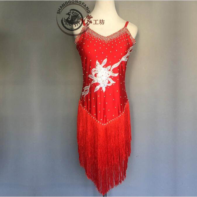 社交ダンス衣装 ラテンダンス衣装 ダンスドレス ラテンドレス チャチャ タンゴ ラテンダンス 衣装 パーティー イベント ラテンドレス ダンス衣装(9965円)