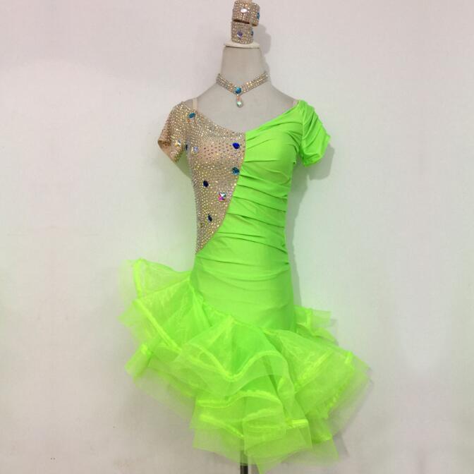 社交ダンス衣装 ラテンダンス衣装 ダンスドレス ラテンドレス ダンス チャチャ タンゴ 衣装 ダンスウエア 競技 高級ドレス ワンピース