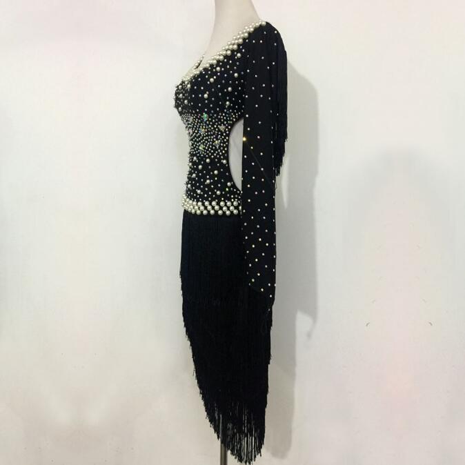 社交ダンスドレス 社交ダンス 衣装 モダンドレス 大きい裾 社交ダンス競技用のドレス ダンスウエア 練習服 競技着 演出用