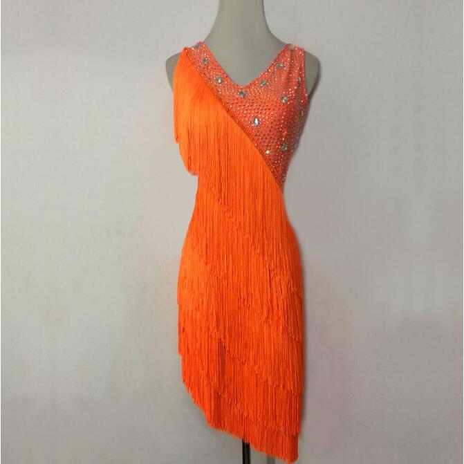 社交ダンス衣装 ラテンダンス衣装 ダンスドレス ラテンドレス ダンス チャチャ タンゴ 衣装 ダンスウエア 競技 高級ドレス ワンピース(9965円)