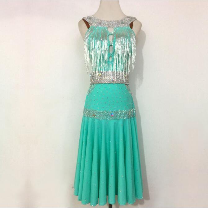 社交ダンス衣装 ラテンダンス衣装 ダンスドレス ラテンドレス ダンス チャチャ タンゴ 衣装 ダンスウエア 競技 高級ドレス ワンピース(20125円)