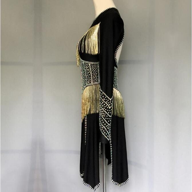 社交ダンス衣装 ラテンダンス衣装 ダンスドレス ラテンドレス ダンス チャチャ タンゴ 衣装 ダンスウエア 競技 高級ドレス ワンピース 衣装 ワンピース ダンスドレス 豪華 社交ダンス 開場ドレス