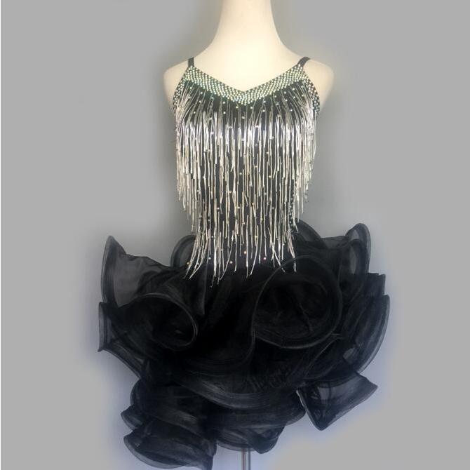 社交ダンス衣装 ラテンダンス衣装 ダンスドレス ラテンドレス ダンス チャチャ タンゴ 衣装 ダンスウエア 競技 高級ドレス ワンピース