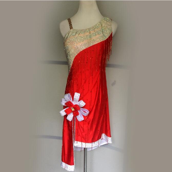 社交ダンス衣装 ラテンダンス衣装 ダンスドレス ラテンドレス ダンス チャチャ タンゴ 衣装 ダンスウエア 競技 高級ドレス ワンピース