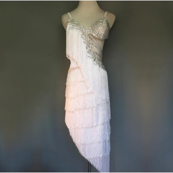 社交ダンス衣装 ラテンダンス衣装 ダンスドレス ラテンドレス ダンス チャチャ タンゴ 衣装 ダンスウエア 競技 高級ドレス ワンピース(12240円)