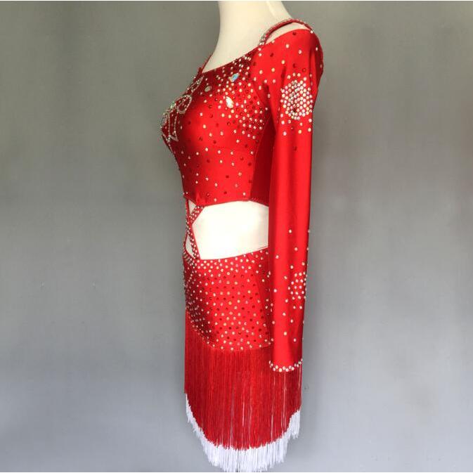 社交ダンス衣装 ラテンダンス衣装 ダンスドレス ラテンドレス ダンス チャチャ タンゴ 衣装 ダンスウエア 競技 高級ドレス ワンピース 衣装 ワンピース ダンスドレス 豪華 社交ダンス 開場ドレス