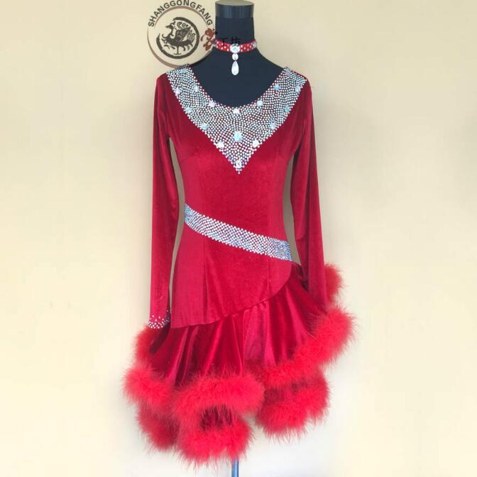 社交ダンス衣装 ラテンダンス衣装 ダンスドレス ラテンドレス チャチャ タンゴ ラテンダンス 衣装 パーティー イベント ラテンドレス ダンス衣装(12240円)