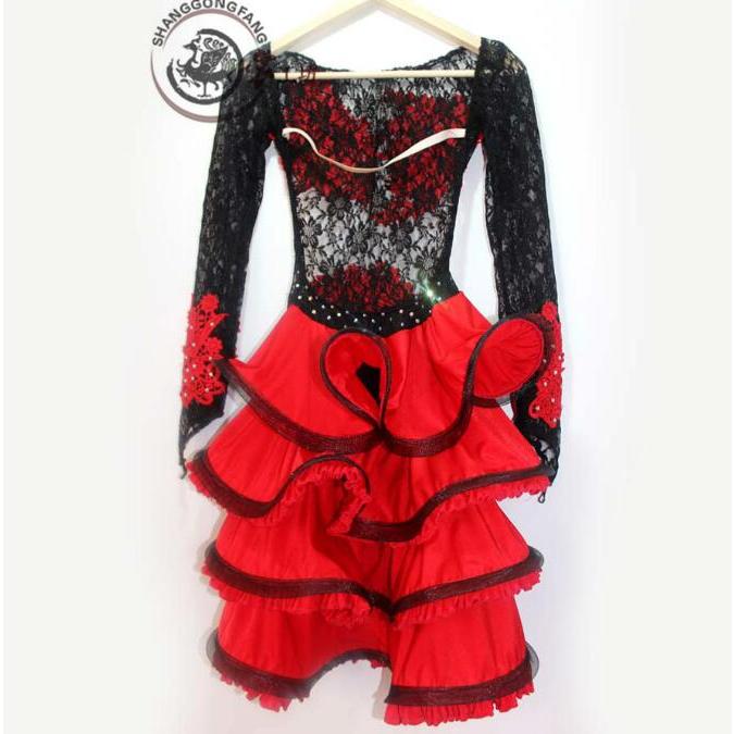 社交ダンスドレス 社交ダンス 衣装 モダンドレス 大きい裾 社交ダンス競技用のドレス ダンスウエア 練習服 競技着 演出用 衣装 社交ダンス 社交ダンスドレス 豪華 開場ドレス ワンピース MYK1481904399(13650円)